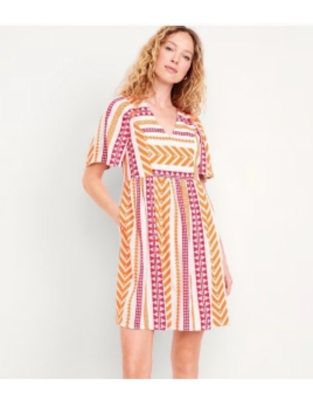 Old Navy Geo-Print Mini Dress